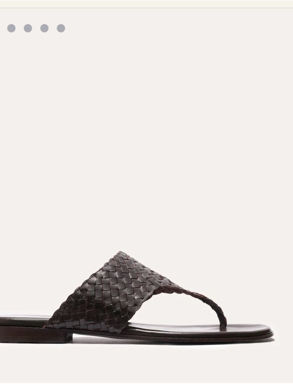 Margaux The Deia in Woven Espresso Leather - Picture 3 of 6